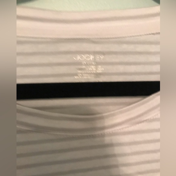 Jockey Grey and White Stripe Dress Size 2X - Picture 3 of 7